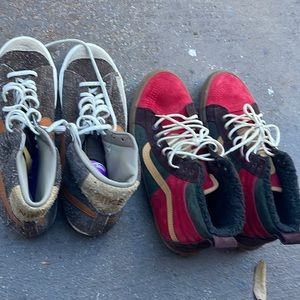 1 pair of Vans & 1 pair of Blazers